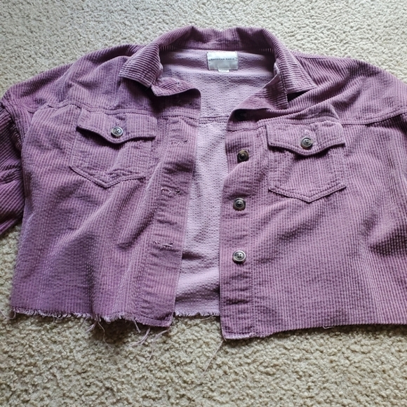 American Eagle Purple Jean Jacket - Picture 2 of 4